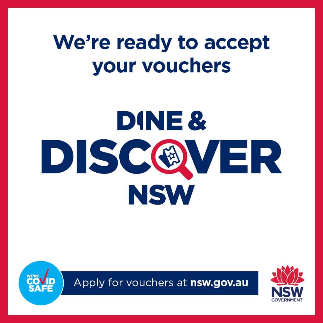 Dine & Discover accepted here